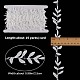 Gorgecraft 15 Yards Spitzenstickerei-Polyesterbänder SRIB-GF0001-05-2