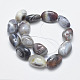 Chapelets de perles en agate naturelle du Botswana G-F547-11-A-2