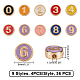 SUPERFINDINGS Alloy Enamel Beads ENAM-FH0001-10-RS-2
