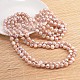 Collar de pepitas de perlas naturales NJEW-P126-B-01A-01-3