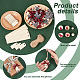 Ahadermaker kit per la creazione di decorazioni per ciondoli a tema natalizio fai da te DIY-GA0005-29-4