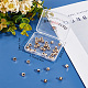 Beebeecraft 50Pcs/Box Flat Round Spacer Beads 18K Gold Plated Column Spacers Loose Beads Rondelle Tube Beads for DIY Bracelet Earring Necklace KK-BBC0002-69-7