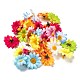Ahandmaker 100 шт. 10 цвета искусственный шелк хризантемы цветы ромашки головы DIY-GA0001-70-1