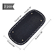 PandaHall Black Crochet Bag Bottom Base 30x15cm/11.8x5.9 PU Leather Oval Bag Shaper Cushion Pad with Holes Nails for Knitting Leather Bag Handbags Shoulder Bags DIY Accessories FIND-PH0001-99A-4