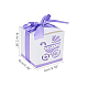 Carrozzella vuota bb carrozza auto scatola di caramelle regali festa di nozze con nastri CON-BC0004-97B-4