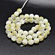 Faceted Millefiori Glass Round Beads Strands LK-P006-14-2