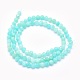 Chapelets de perles en amazonite naturelle G-O166-24-4mm-2