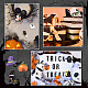 Sunnyclue 40pcs 10 Stile Halloween opake Cabochons aus Harz RESI-SC0002-47-5