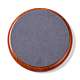 Плоские круглые деревянные браслеты ювелирных изделий pesentation выставочный лоток ODIS-P008-15C-02-1