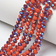 Electroplate Opaque Solid Color Glass Beads Strands EGLA-A034-P4mm-I08-1