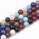 Chapelets de perles en pierres naturelles mélangées G-T064-52A-1