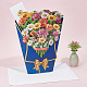 Tarjeta de felicitación de papel emergente flor 3d AJEW-WH0248-36A-5