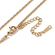 201 ожерелье-цепочка из нержавеющей стали в стиле бостон для мужчин и женщин X-NJEW-P268-A31-2X5-3