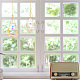 AHANDMAKER 4Pcs Crystal Suncatcher Window Hangings HJEW-GA0001-45-5