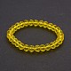 Glass Rondelle Beads Stretch Bracelets BJEW-F073-10-1