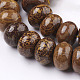 Bois dentelle perle de pierre brins naturelles G-O162-15-8x12mm-3