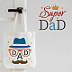 FINGERINSPIRE 9 Pcs Happy Father's Day Stencil DIY-WH0172-482-4