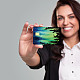 Autocollants de carte imperméables en plastique pvc DIY-WH0432-021-7