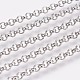 Bracelets avec chaîne rolo en 304 acier inoxydable BJEW-P235-04P-2