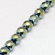Electroplate Non-magnetic Synthetic Hematite Beads Strands G-J169B-4mm-06-3
