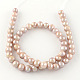Natural Cultured Freshwater Pearl Beads Strands PEAR-S008-B01-2
