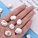 Perlas de perlas naturales keshi PEAR-N020-S02-6