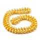 Brins de perles de verre à plaque de couleur ab EGLA-P051-02A-B02-2