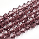 Bicone Glass Beads Strands EGLA-P016-4mm-03