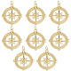 8шт латунные подвески&nbsp;KK-SC0007-25-1