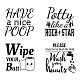 Stickers muraux en pvc DIY-WH0228-240-1