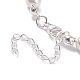Braccialetto con perle di conchiglia e perline di vetro BJEW-TA00096-5