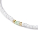 Glass Seed Beads Anklets for Women AJEW-AN00555-3