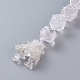 Decoraciones colgantes de cristal de cuarzo natural para colgar HJEW-O002-08-2