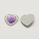 Heart Resin Cabochons CRES-R128B-M-2