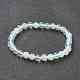 Bracelets élastiques en perles opalite BJEW-A117-B-07-2