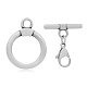 Ring 316 Stainless Steel Toggle Clasps STAS-M261-16-1