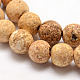 Chapelets de perles d'agate naturelle G-K166-05-10mm-L2-3
