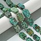 Natural African Turquoise(Jasper) Beads Strands G-C098-A04-01-2