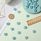 Sunnyclue 50 Stück transparente europäische Unterlegscheibe-Perlen aus Harz RPDL-SC0001-09C-3