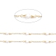 Handgefertigte Perlenketten aus Messing CHC-M021-10LG-2