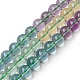 Natural Fluorite Beads Strands G-A216-02B-1