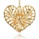San Valentino idee scintillanti ciondoli cuore d'oro TIBE-M001-133A-2