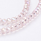 Chapelets de perles en verre électroplaqué EGLA-R048-2mm-31-3