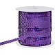 Pandahall elite alrededor de 100 yarda / rollo plano redondo púrpura ab-color cuentas de paillette de plástico cuentas de lentejuelas rollo adorno accesorios para decoración PVC-PH0001-14C-1