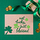 Saint Patrick's Day Stanzschablonen aus Kohlenstoffstahl DIY-WH0309-1611-3
