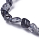 Natural Iolite/Cordierite/Dichroite Bead Stretch Bracelets BJEW-K213-41-3