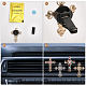 Chgcraft 4 セット 4 スタイル亜鉛合金自動車エアベント香水クリップ  レジンクリップとアロマテラピータブレット付き  中空の宗教の十字架  ミックスカラー  61.5~76.5x45.5~52.5x16~19.5mm  1セット/スタイル FIND-CA0008-09-5