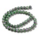 Chapelets de perles en jade naturelle teinte G-F764-02F-3