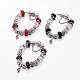 Alliage perles de verre bracelets européens BJEW-L602-01-1
