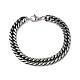 Браслеты из кубинской цепочки из нержавеющей стали 304 для мужчин и женщин BJEW-D367-01-4